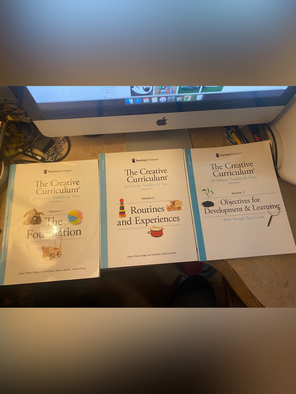 The Creative Curriculum Volume Set Bundle (for Infants, Toddlers & Twos) 3 Books
